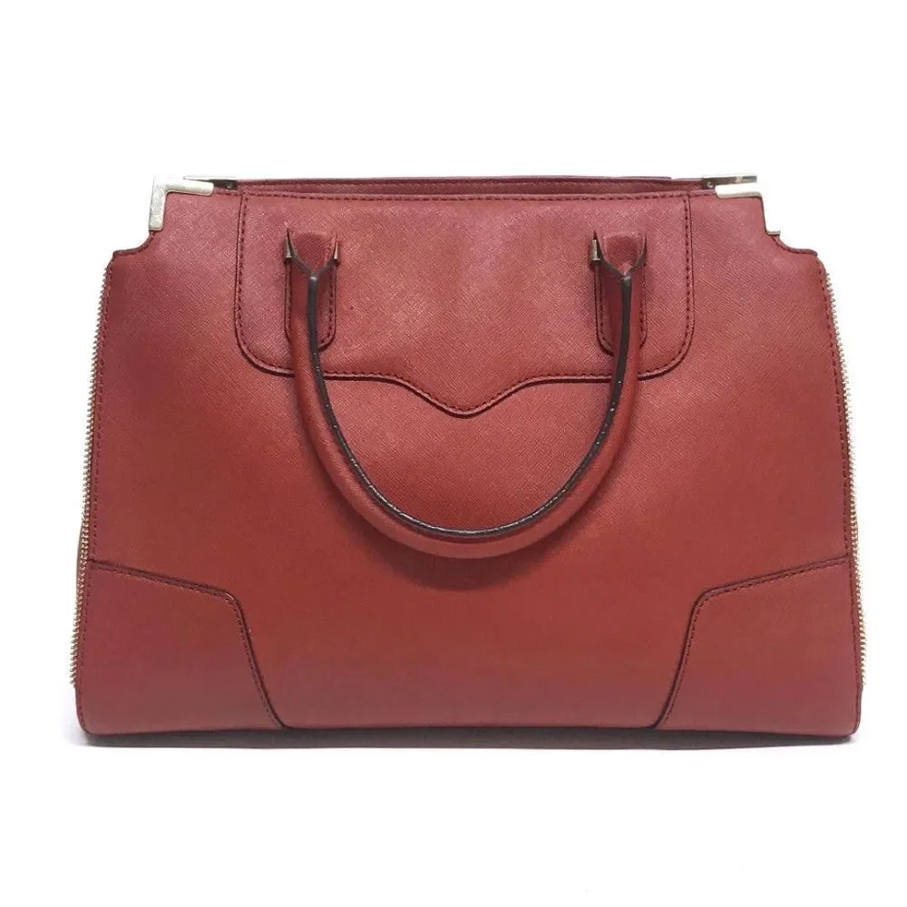REBECCA MINKOFF AMOROUS Red Satchel Bag w/ Strap